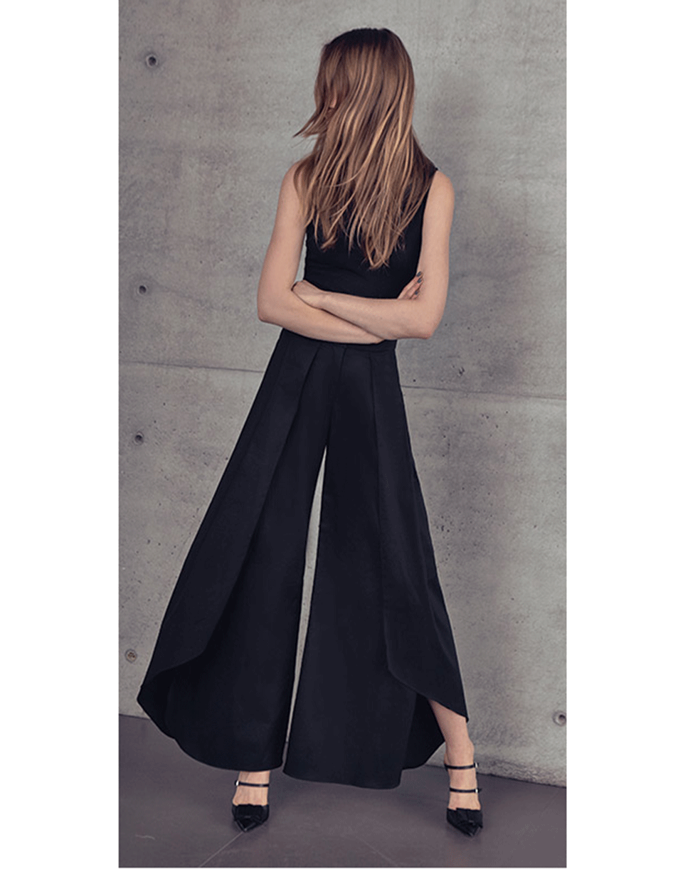 ALEXIS-Archilles Pant With Slit Front-