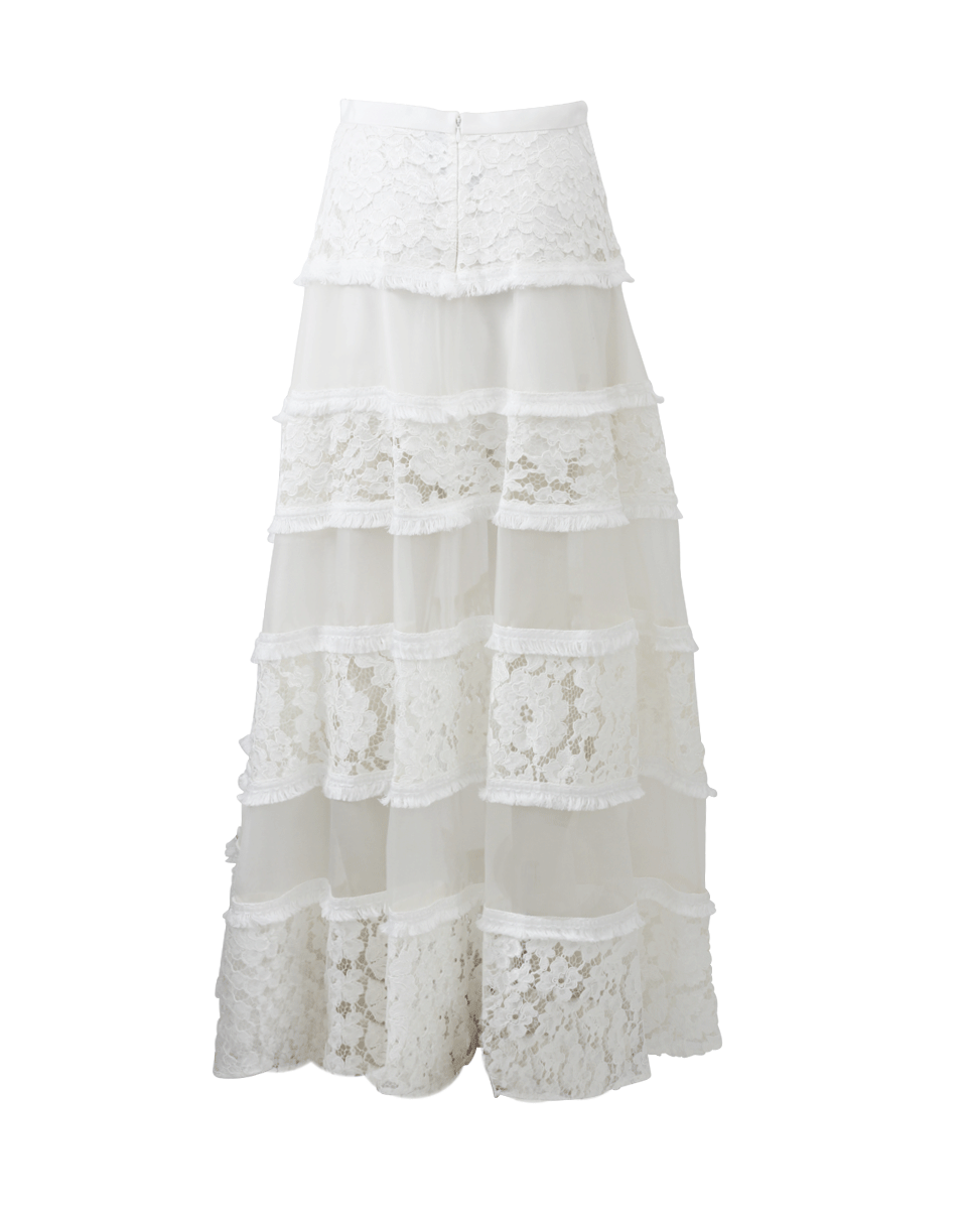 ALEXIS-Emil Maxi Skirt-WHITE