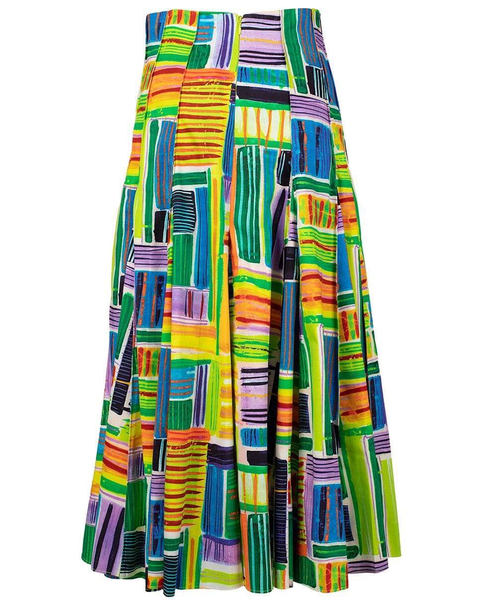ALEXIS-Velleta Printed Cotton-Blend Skirt-