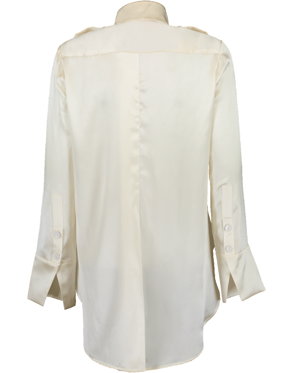 ALEXIS-Aleski Silk Button Blouse-