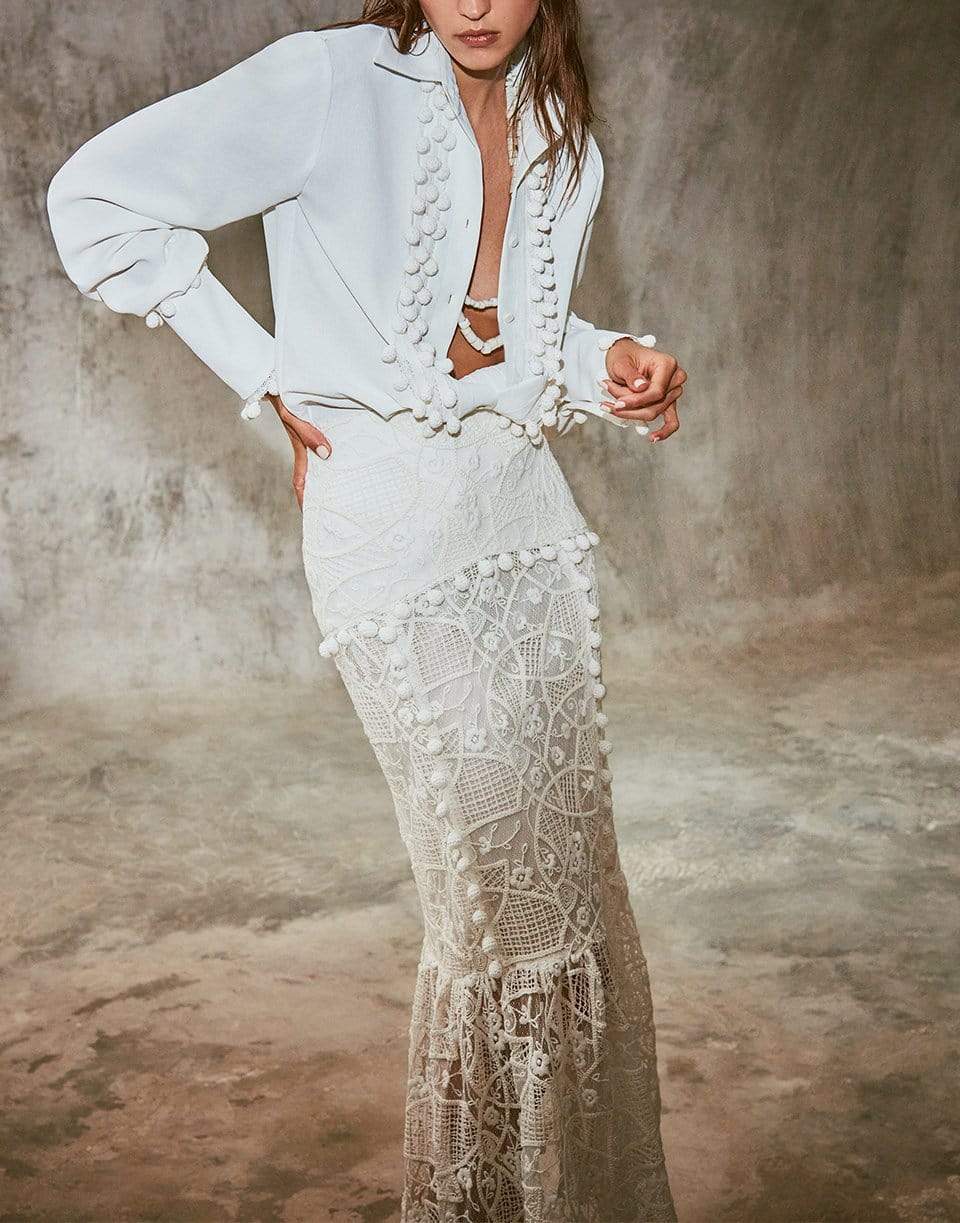 ALEXIS-Lowee Top - White-