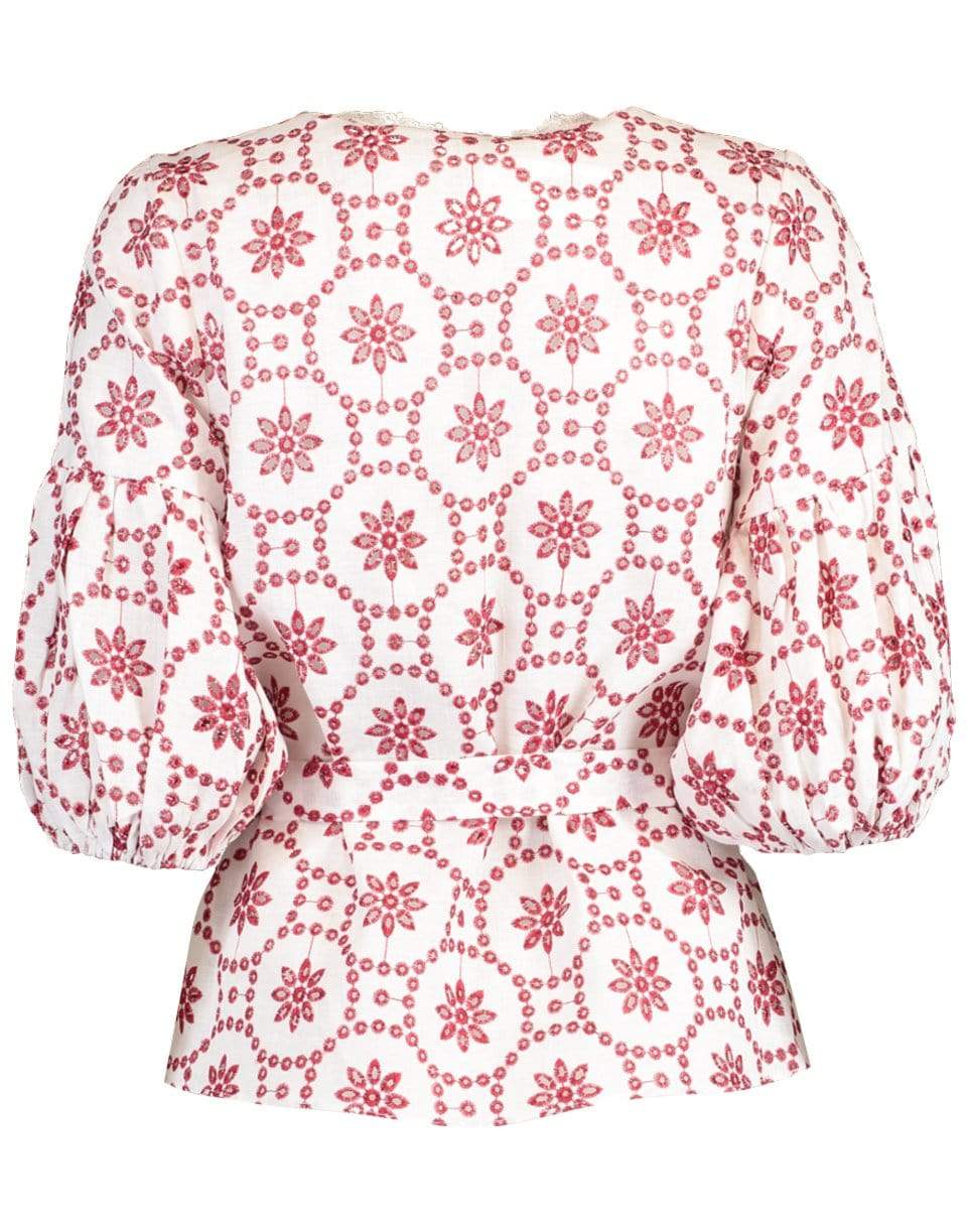 ALEXIS-Berry Eyelet Embroidery Lanai Top-