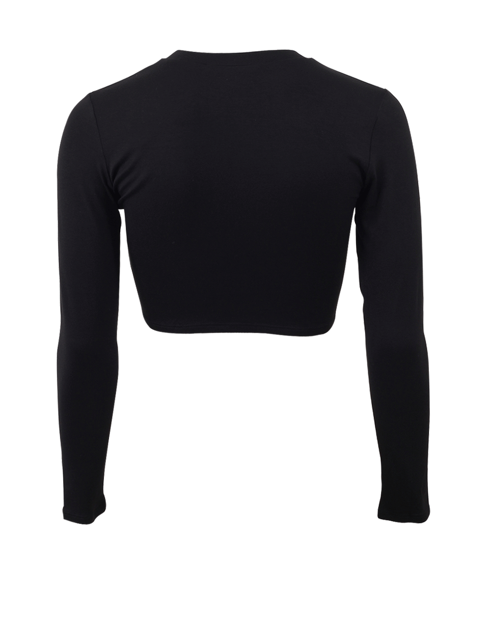 ALEXIS-Aviana Crop Top-BLACK