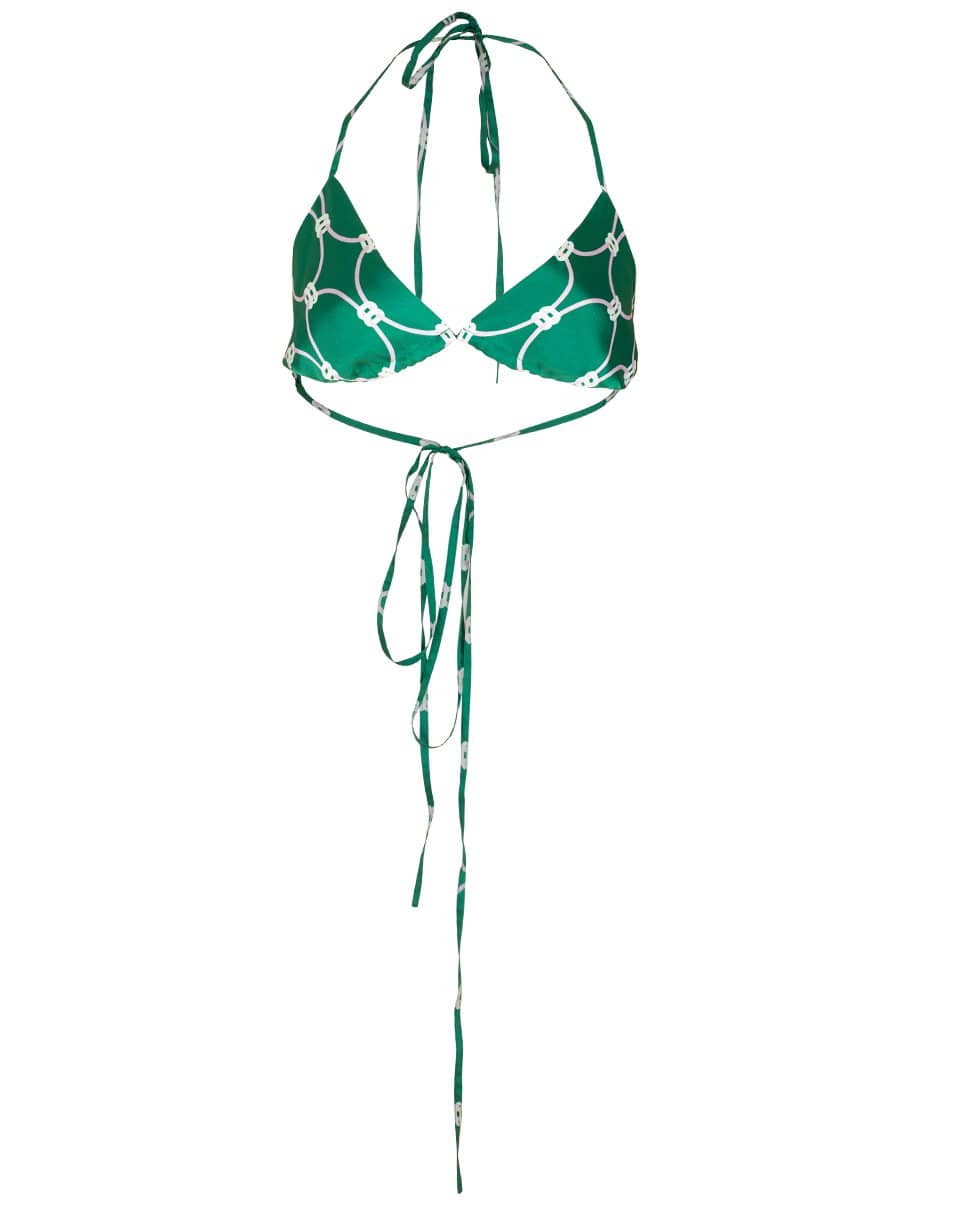 ALEXIS-Emerald Green Darri Bra Top-