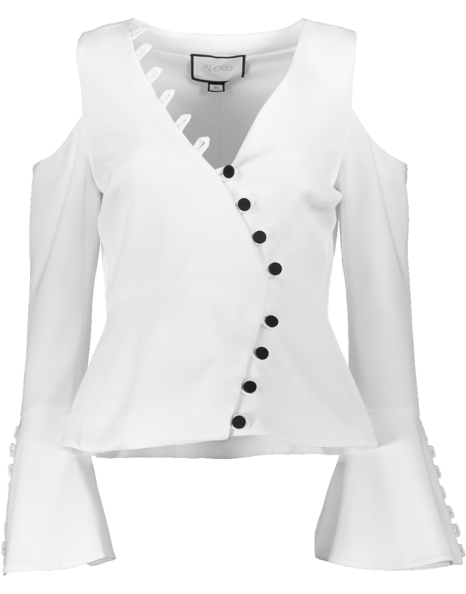 ALEXIS-Noere Cold Shoulder Top-