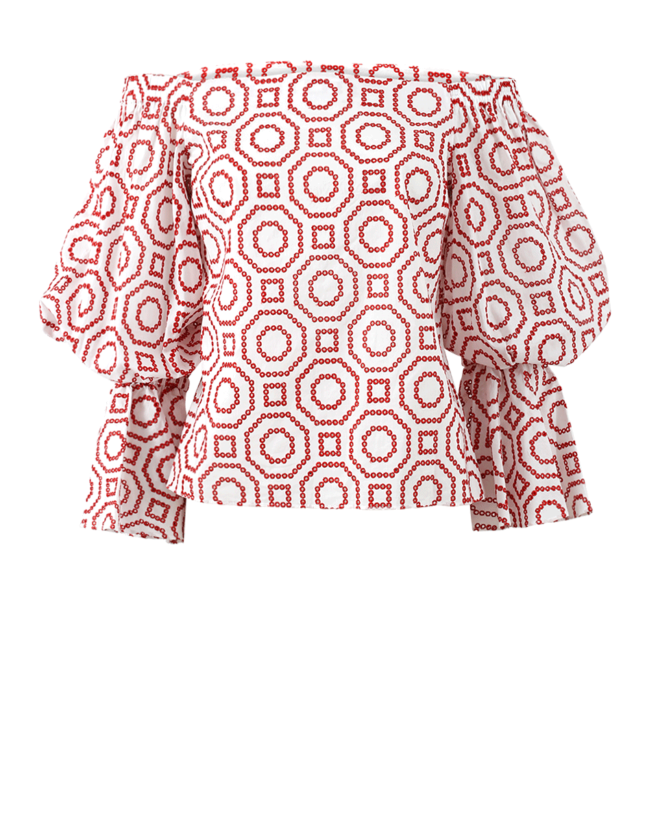 ALEXIS-Micael Eyelet Top-
