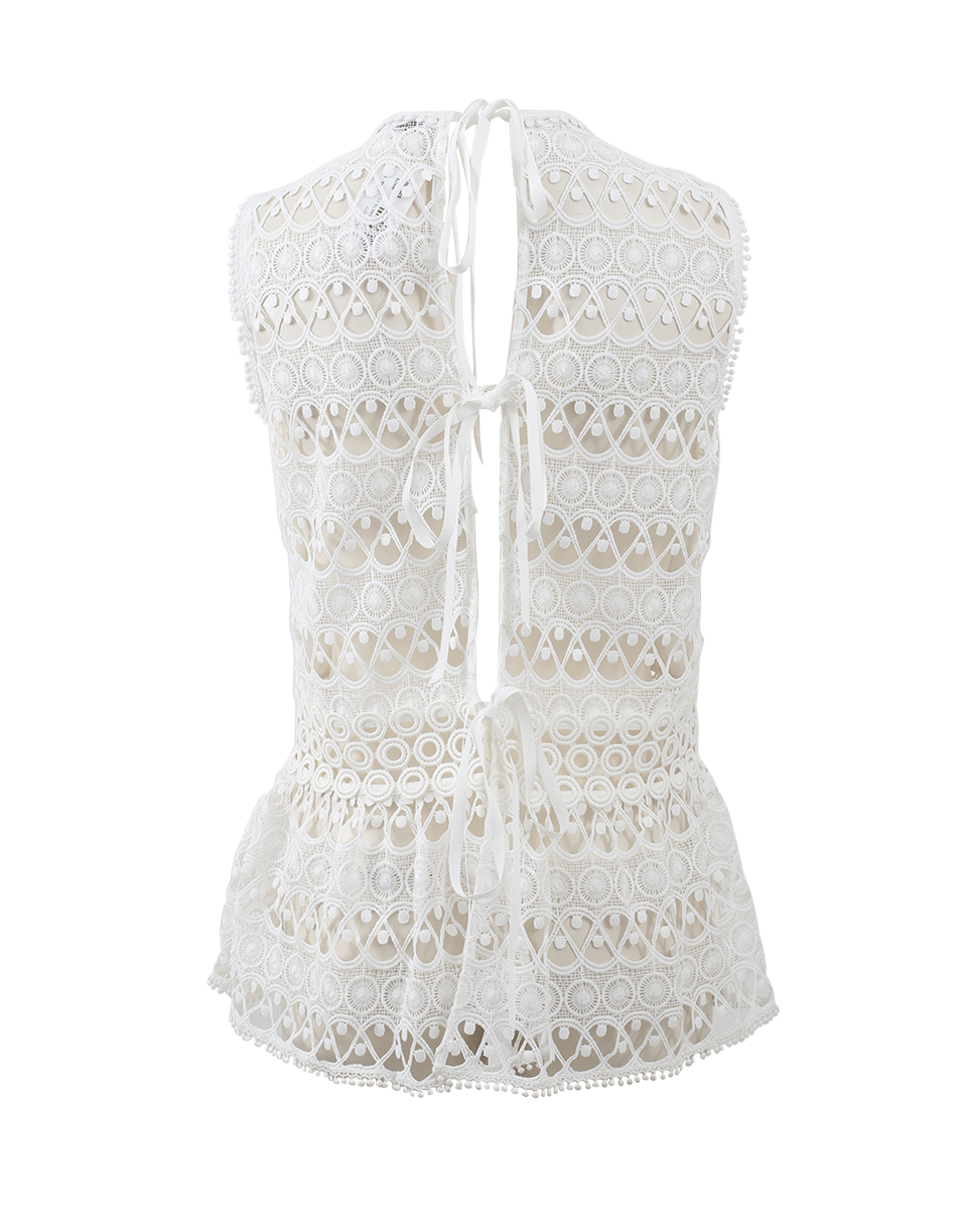 ALEXIS-Georgette Top With Ties-