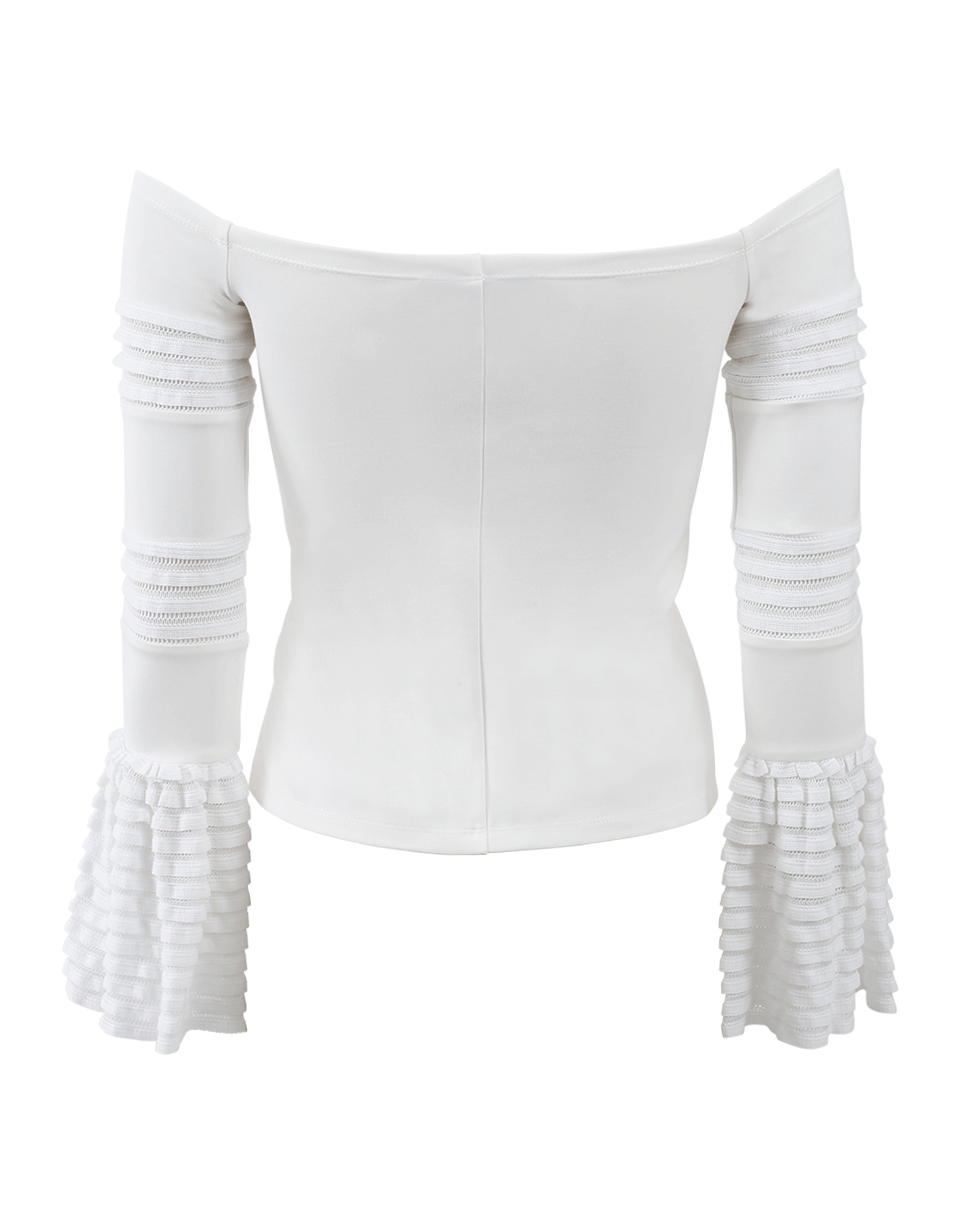 ALEXIS-Gryffin Off Shoulder Top-