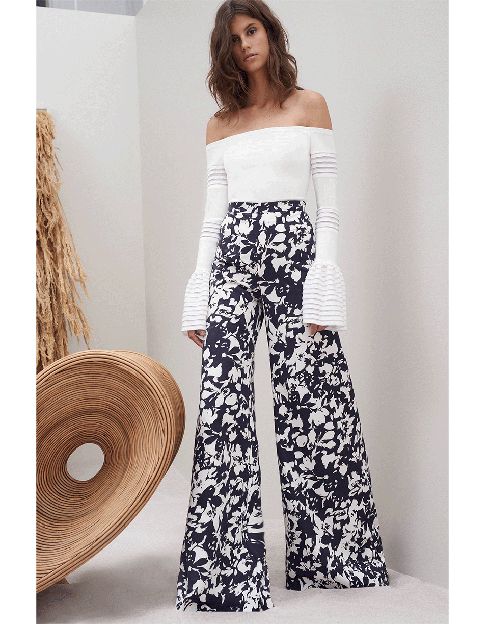 ALEXIS-Gryffin Off Shoulder Top-