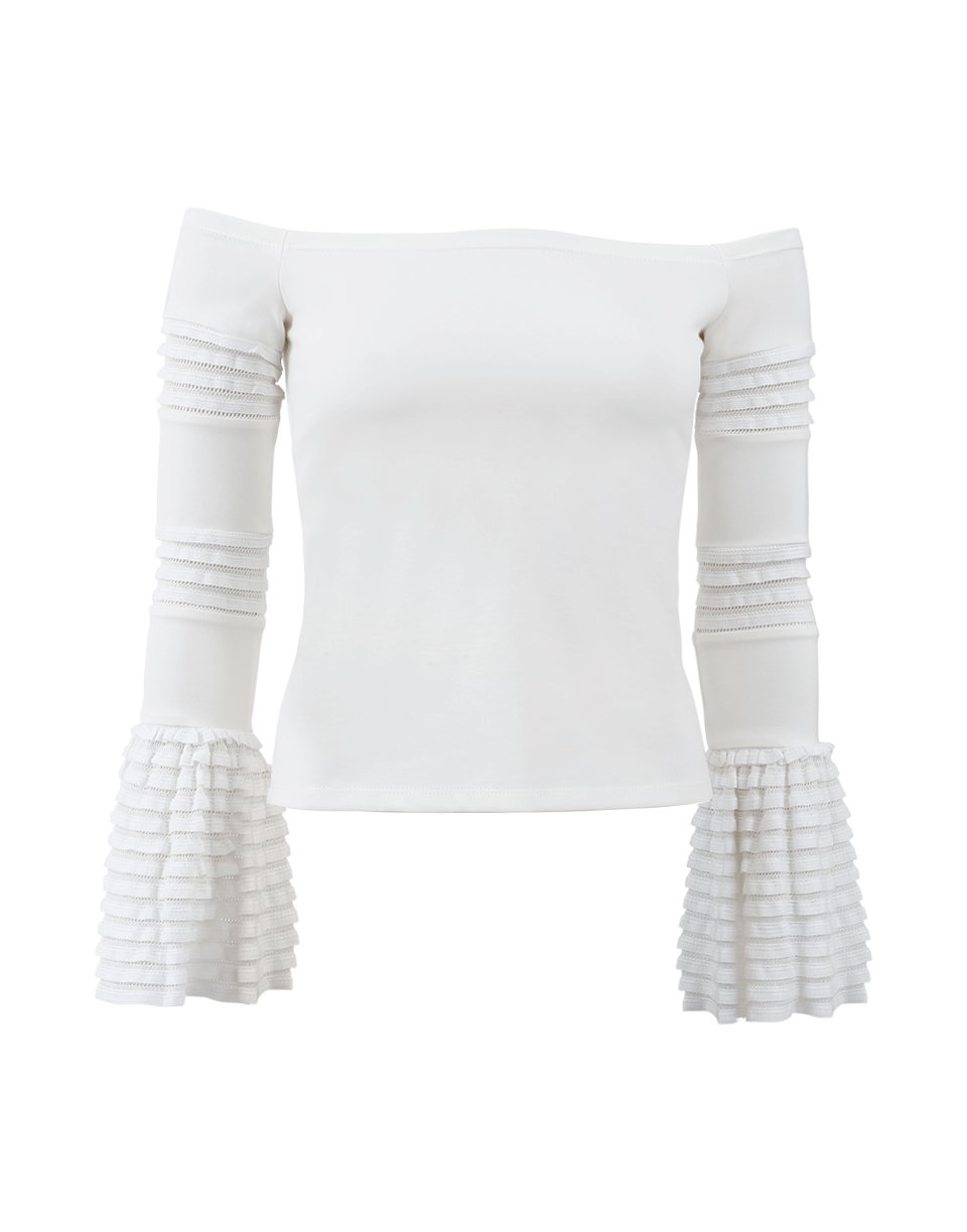 ALEXIS-Gryffin Off Shoulder Top-