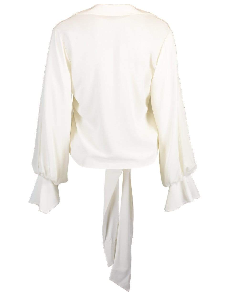 ALEXIS-Lewyn Tie-Front Top-
