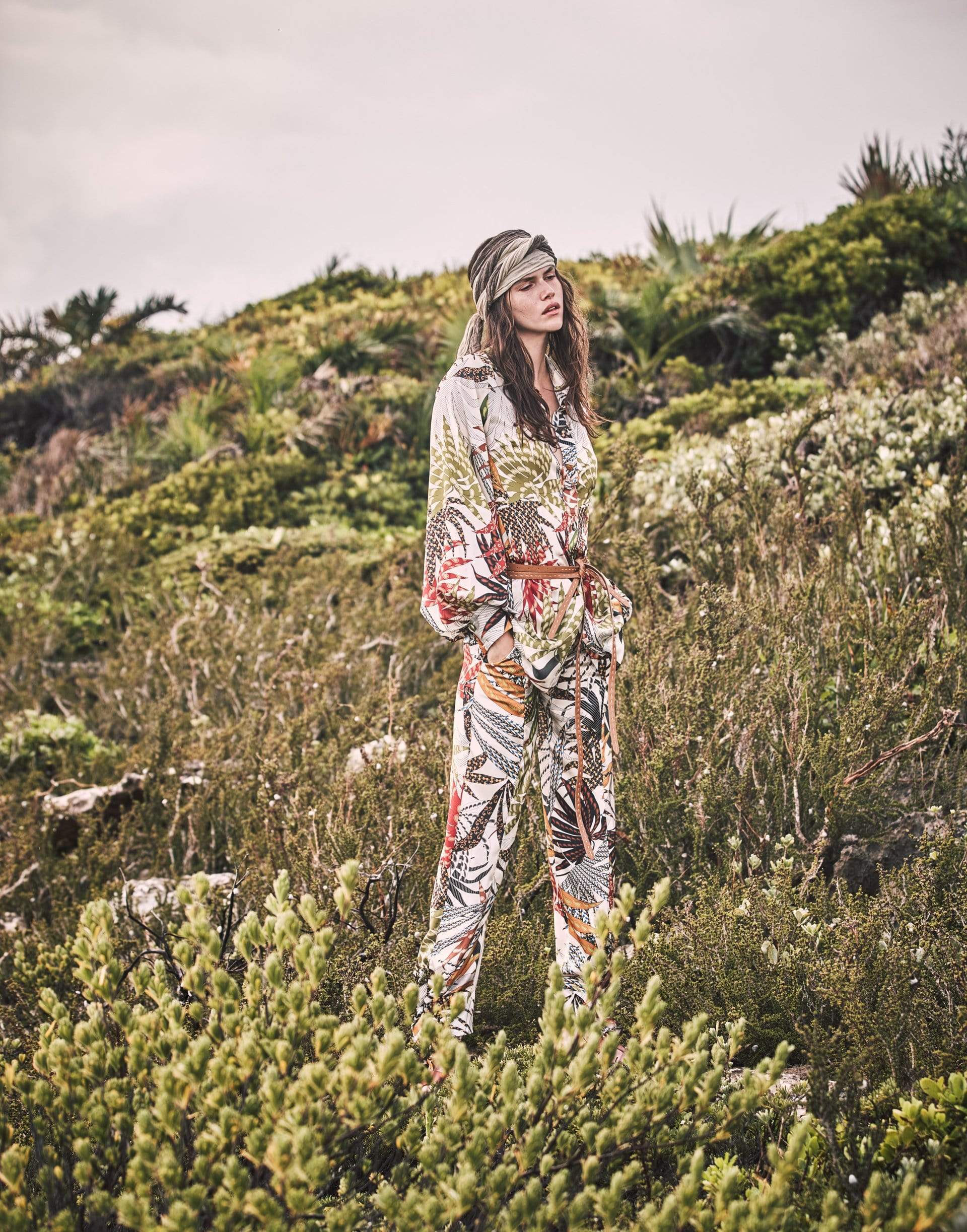 ALEXIS-Wild Palm Matisse Tunic-