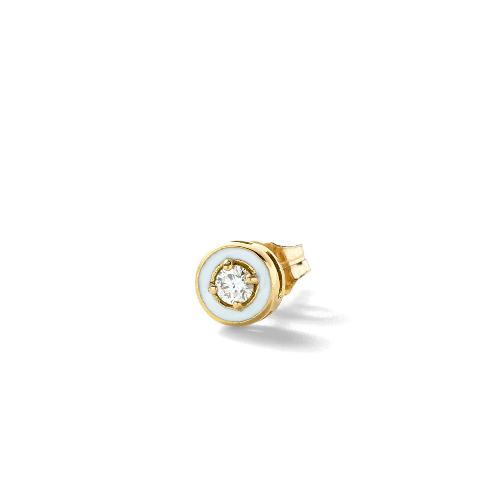 ALISON LOU-Diamond Stud-YELLOW GOLD