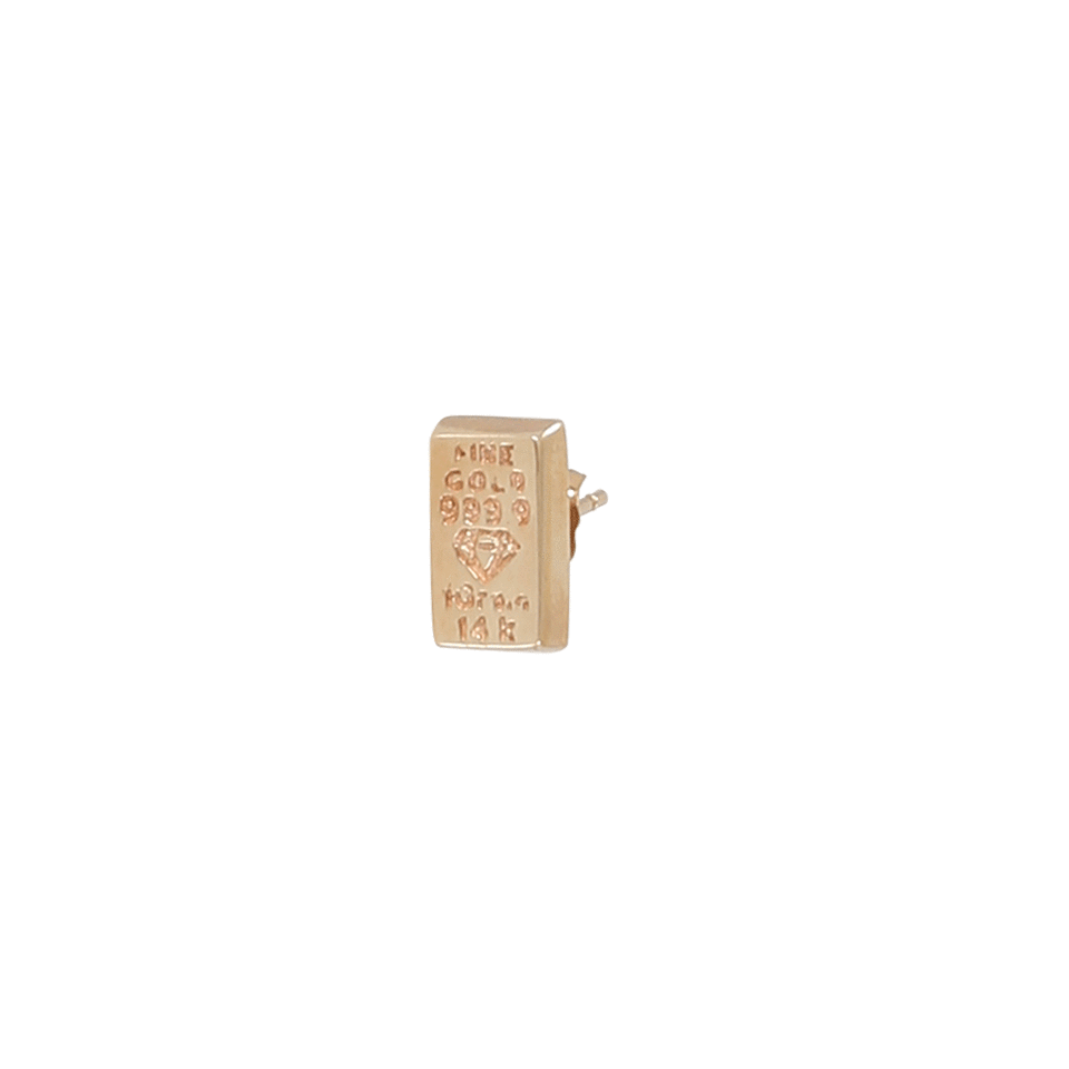 ALISON LOU-Gold Bar Stud-YELLOW GOLD