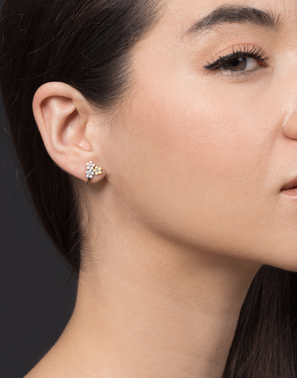 ALISON LOU-Pastel Bouquet Stud-YELLOW GOLD
