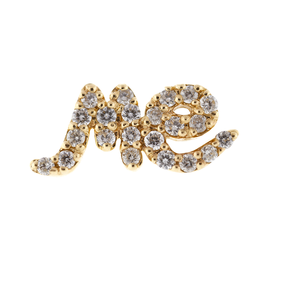ALISON LOU-Pave Diamond ME Stud-YELLOW GOLD