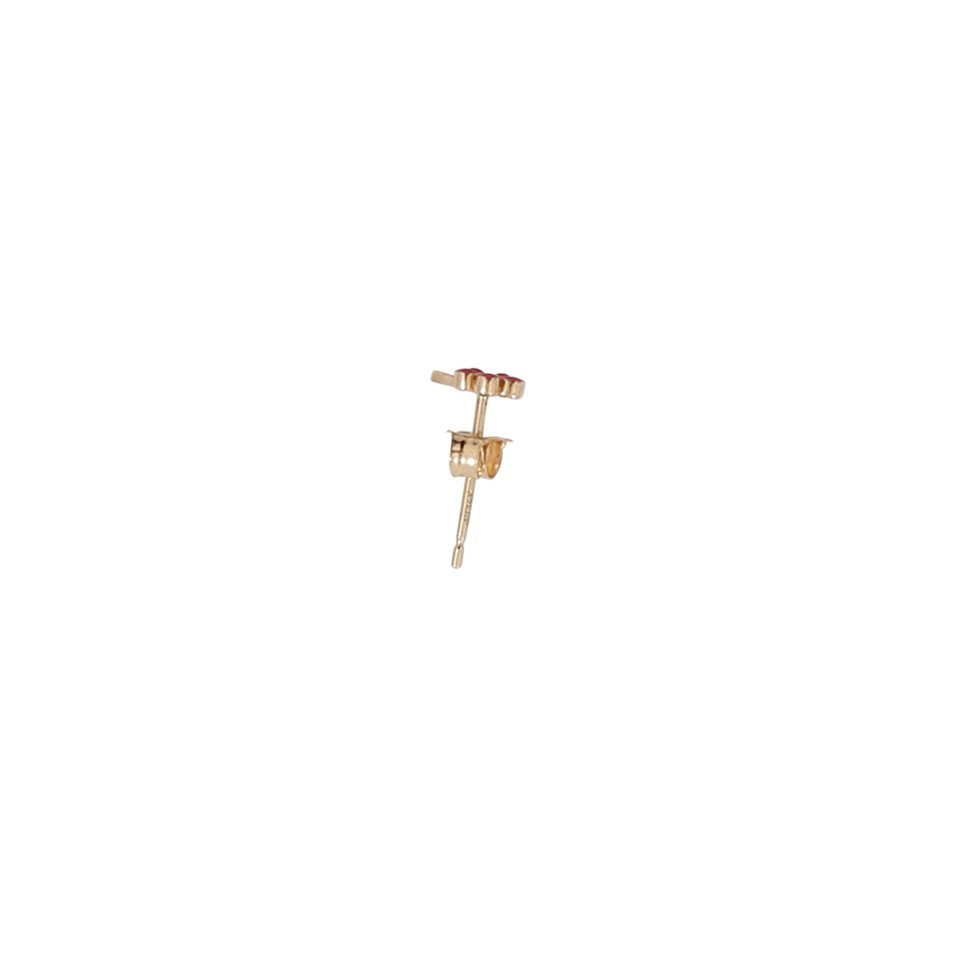 ALISON LOU-Tiny Flower Stud-YELLOW GOLD