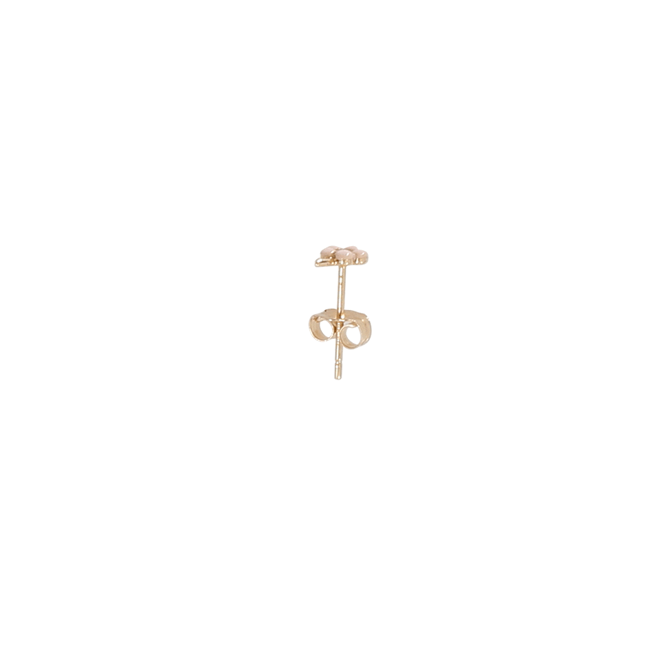 ALISON LOU-Tiny Flower Stud-YELLOW GOLD