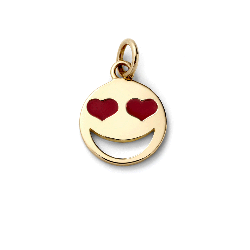 ALISON LOU-Medium Love Struck Pendant-YELLOW GOLD