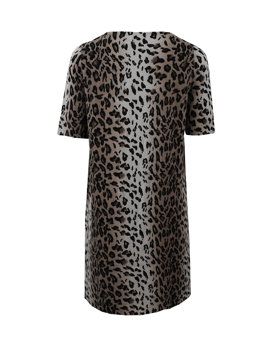 ALLUDE-Leopard Print Dress-