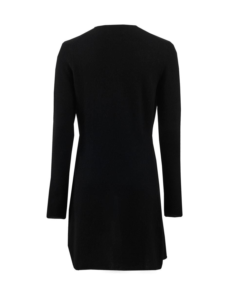 ALLUDE-Long Open Drape Cardigan-