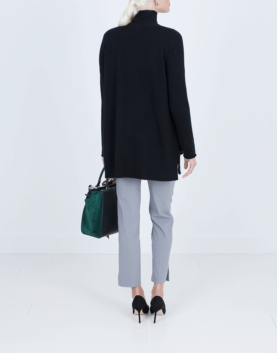ALLUDE-Open Drape Cardigan-