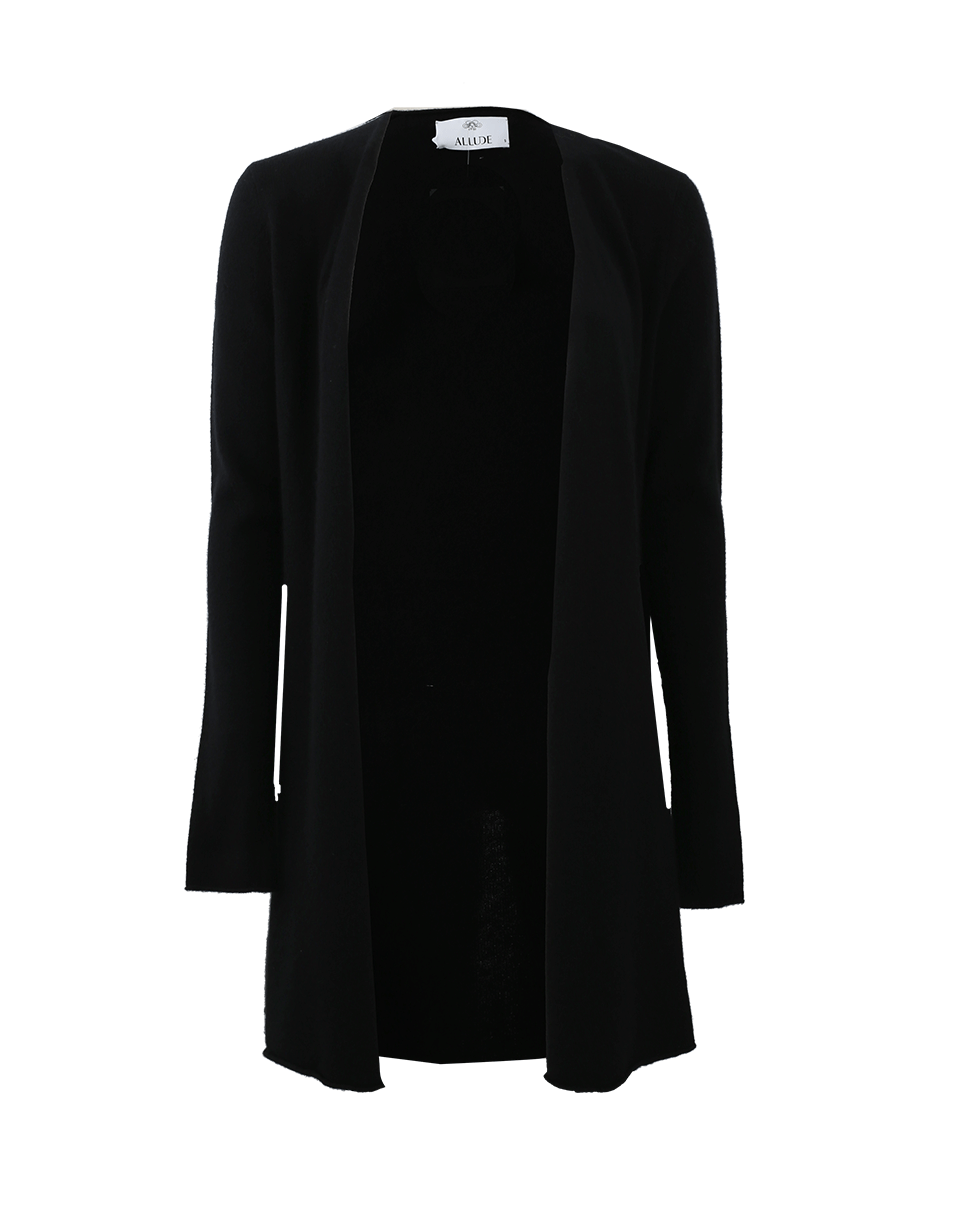 ALLUDE-Open Drape Cardigan-