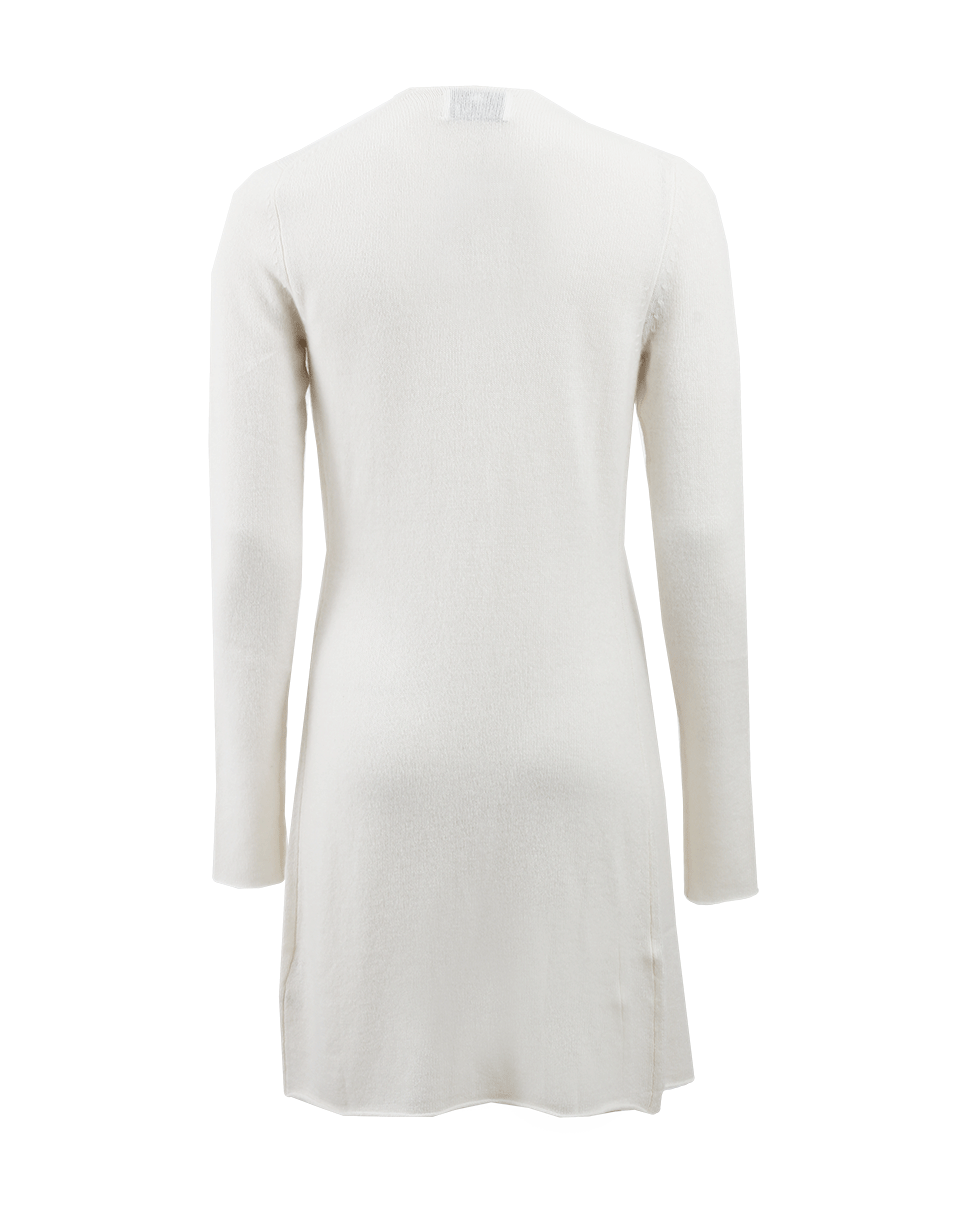 ALLUDE-Long Open Drape Cardigan-