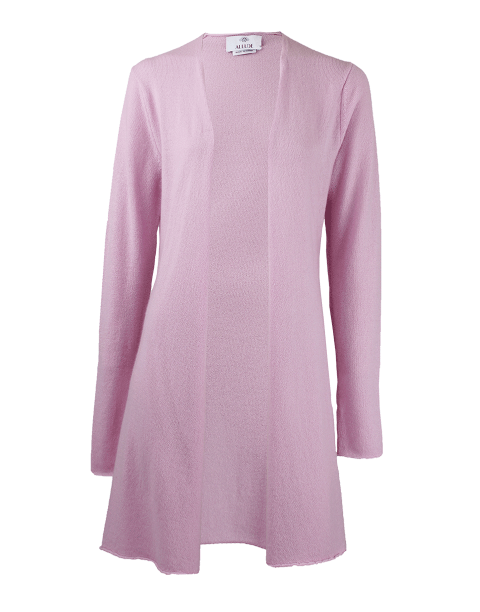 ALLUDE-Long Sleeve Open Cardigan-