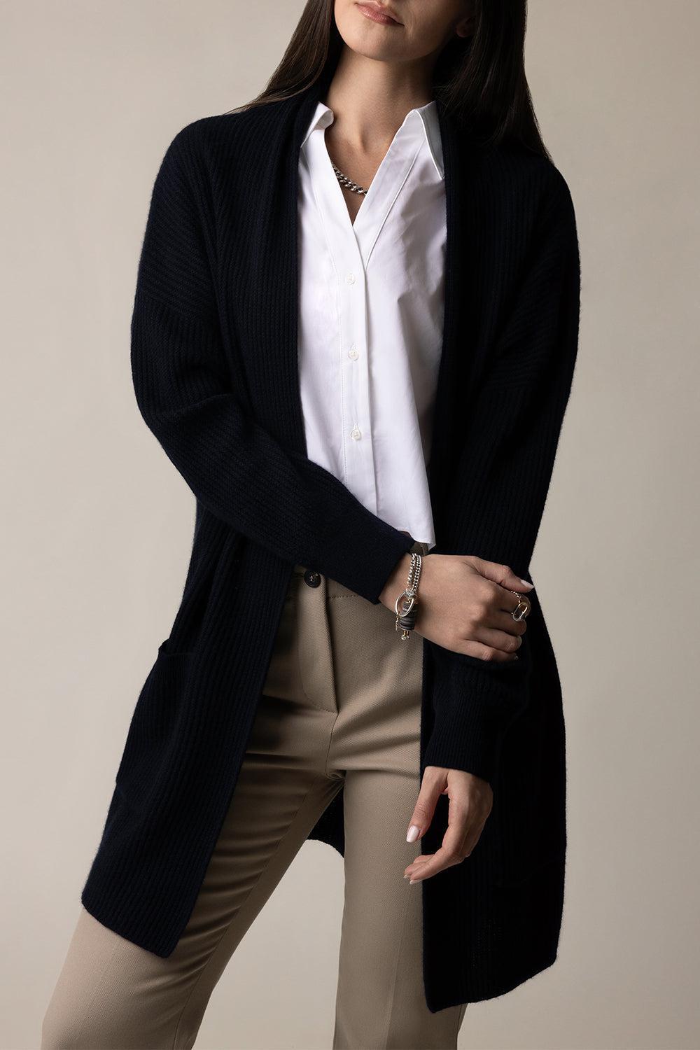 OPEN LONG CARDIGAN - DEEP NIGHT-DEEPNGHT-XS-CLOTHINGTOPCARDIGAN-ALLUDE