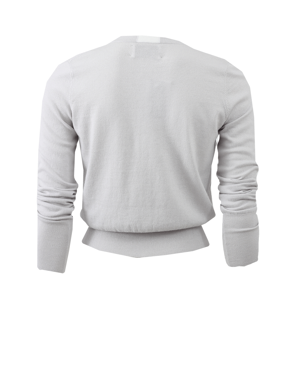 ALLUDE-Crystal Button Cardigan-