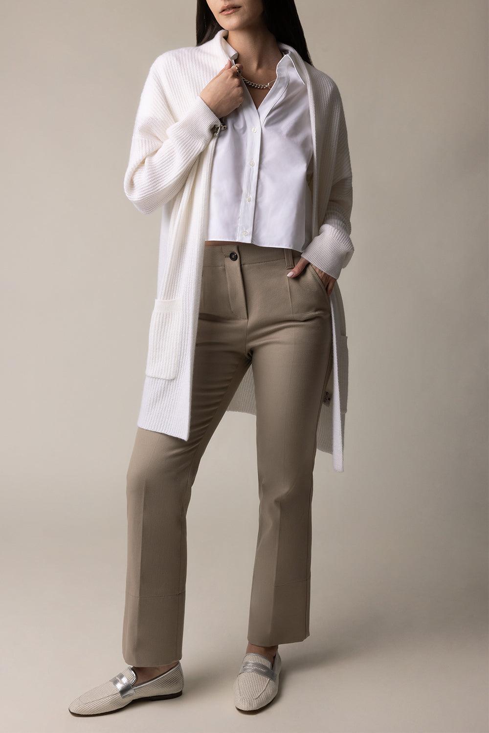 OPEN LONG CARDIGAN - FLEUR DE SEL-FLEURDES-XS-CLOTHINGTOPCARDIGAN-ALLUDE