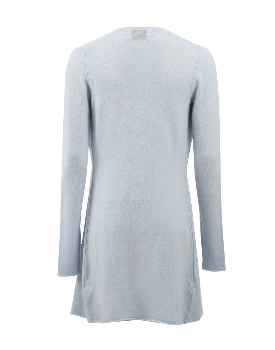 ALLUDE-Long Open Drape Cardigan-