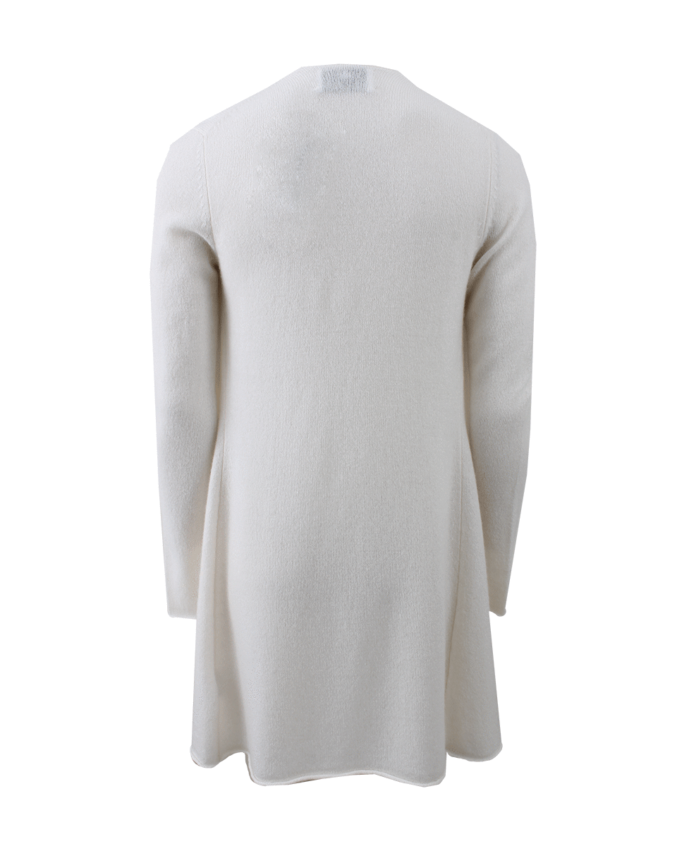 ALLUDE-Long Open Drape Cardigan-