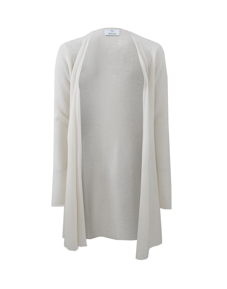 ALLUDE-Open Drape Cardigan-