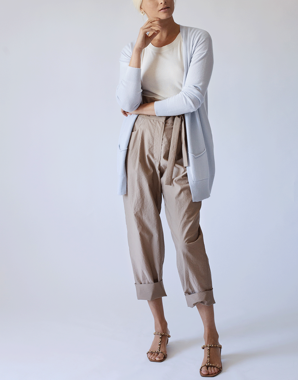 ALLUDE-Long Cashmere Cardigan-