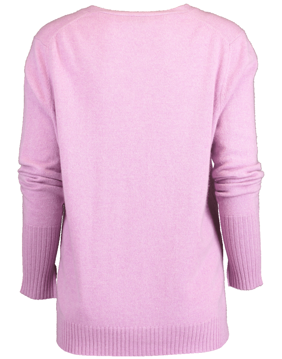 ALLUDE-V-Neck Cardigan-