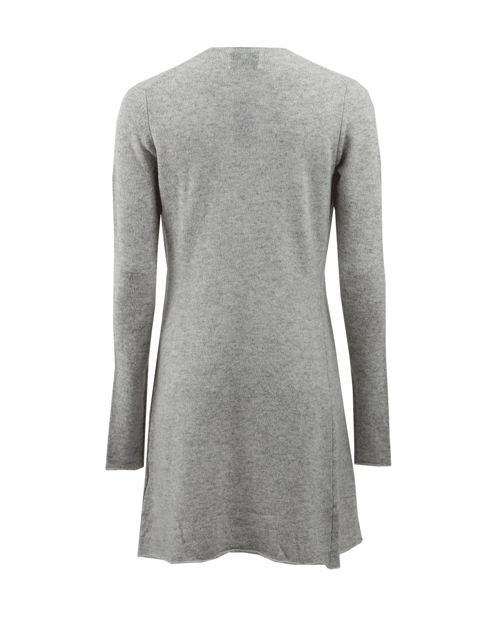 ALLUDE-Long Open Drape Cardigan-