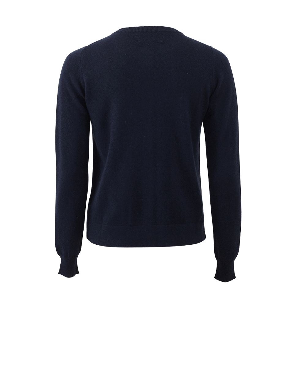 ALLUDE-Jewel Button Cardigan-