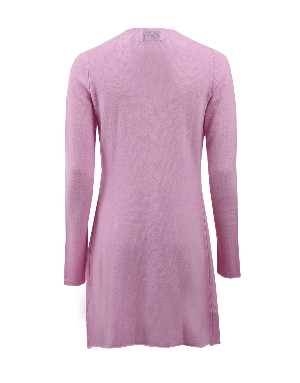 ALLUDE-Long Open Drape Cardigan-