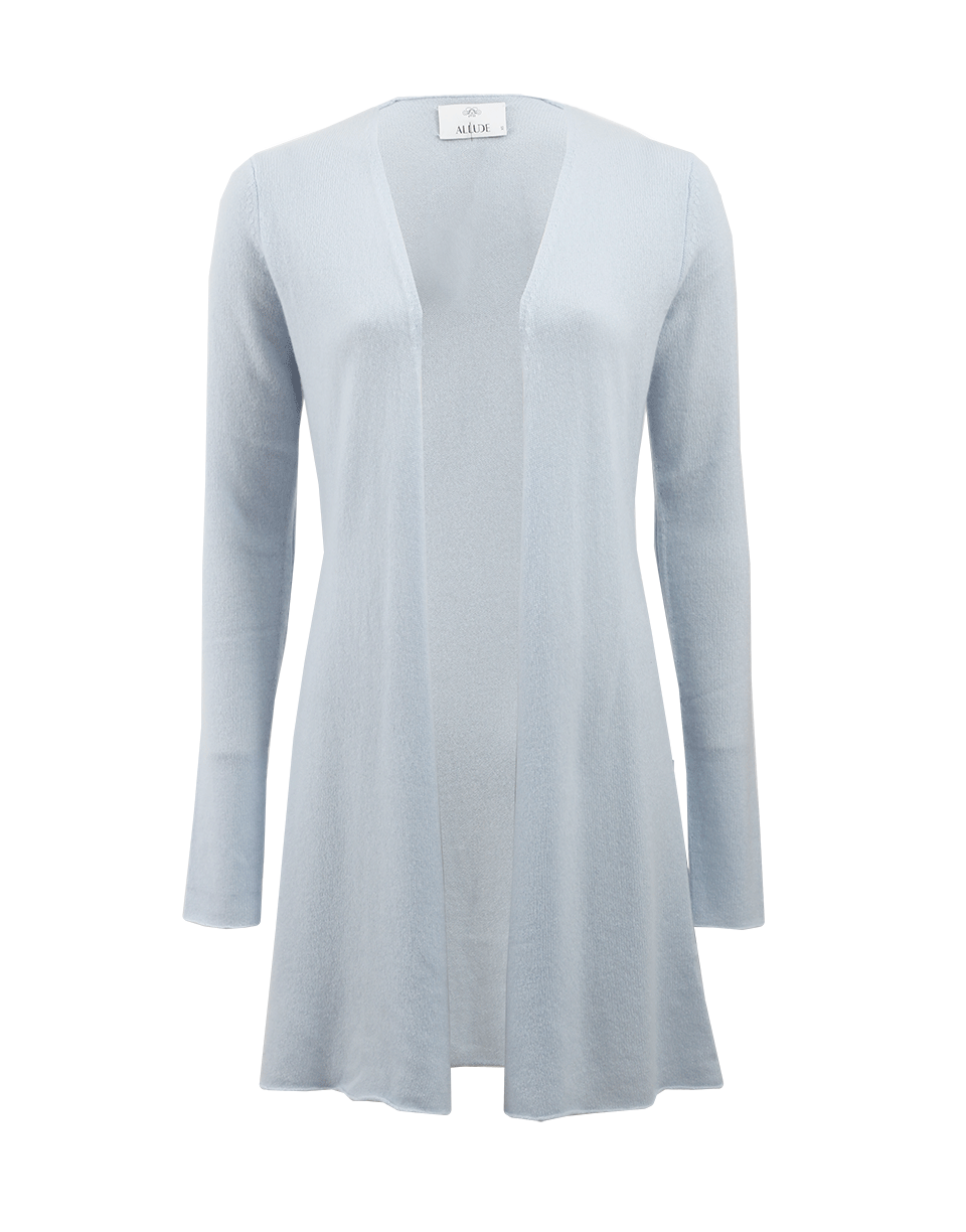ALLUDE-Open Drape Cardigan-