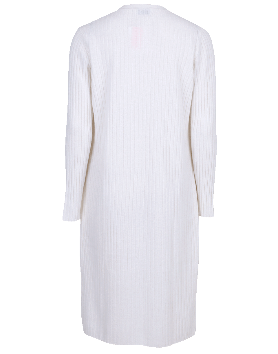 ALLUDE-Ribbed Cardigan-