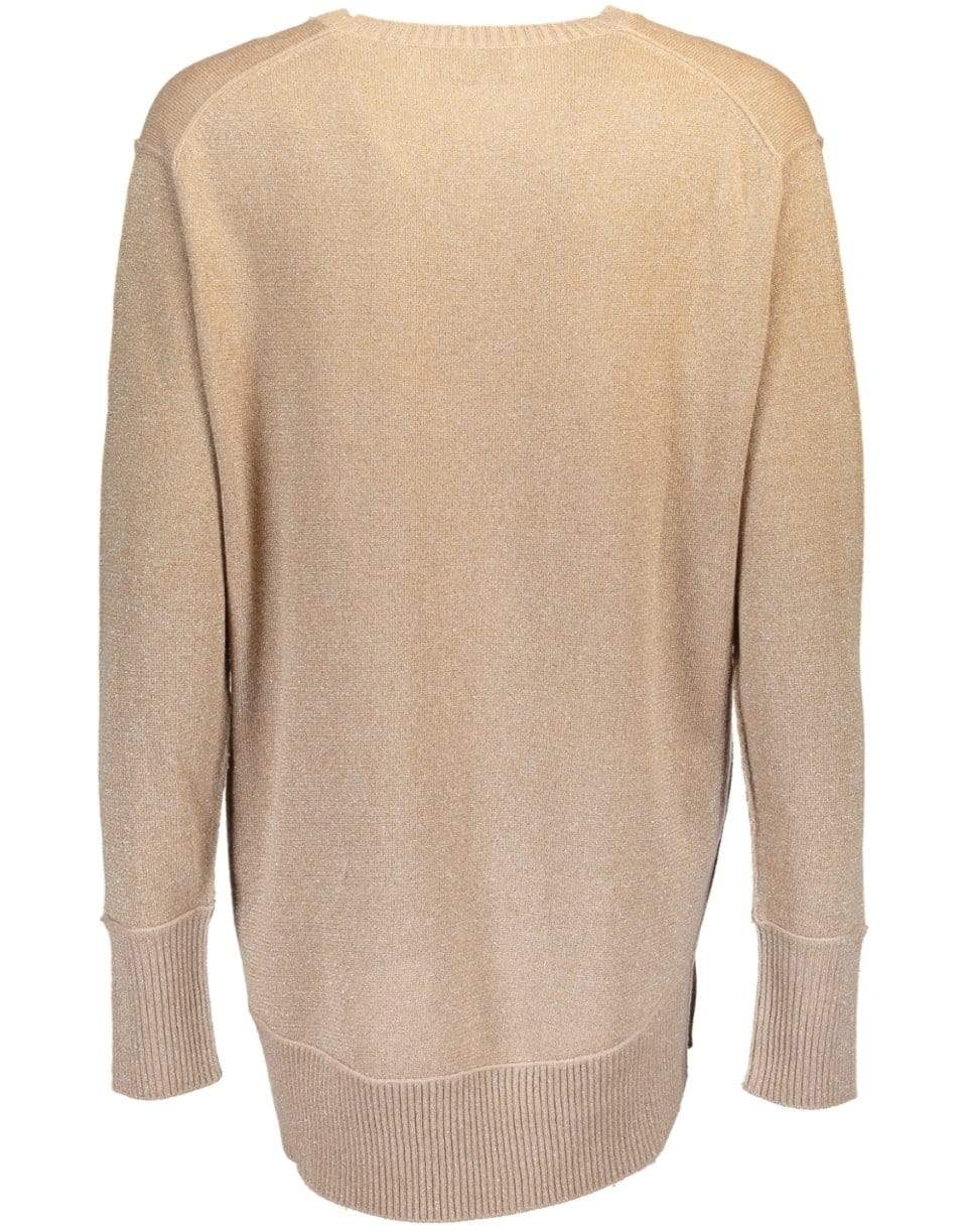 ALLUDE-Lurex Pullover-