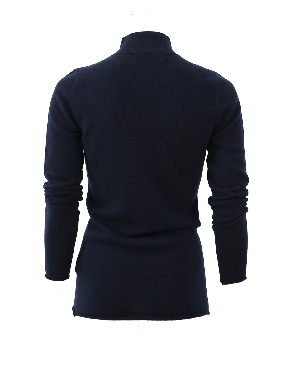 ALLUDE-Fitted Pullover-