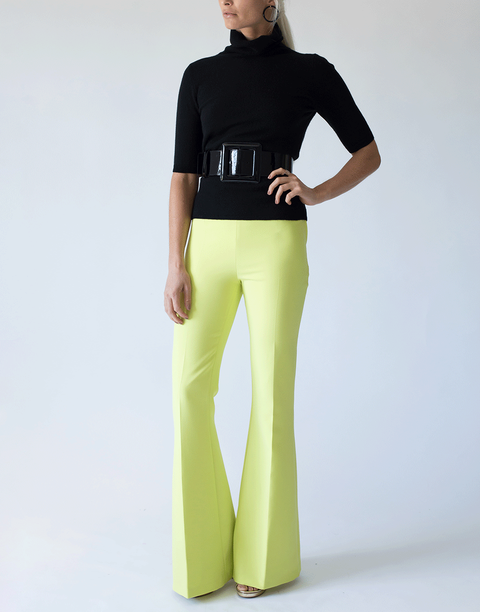 ALLUDE-Elbow Sleeve Turtleneck Sweater-