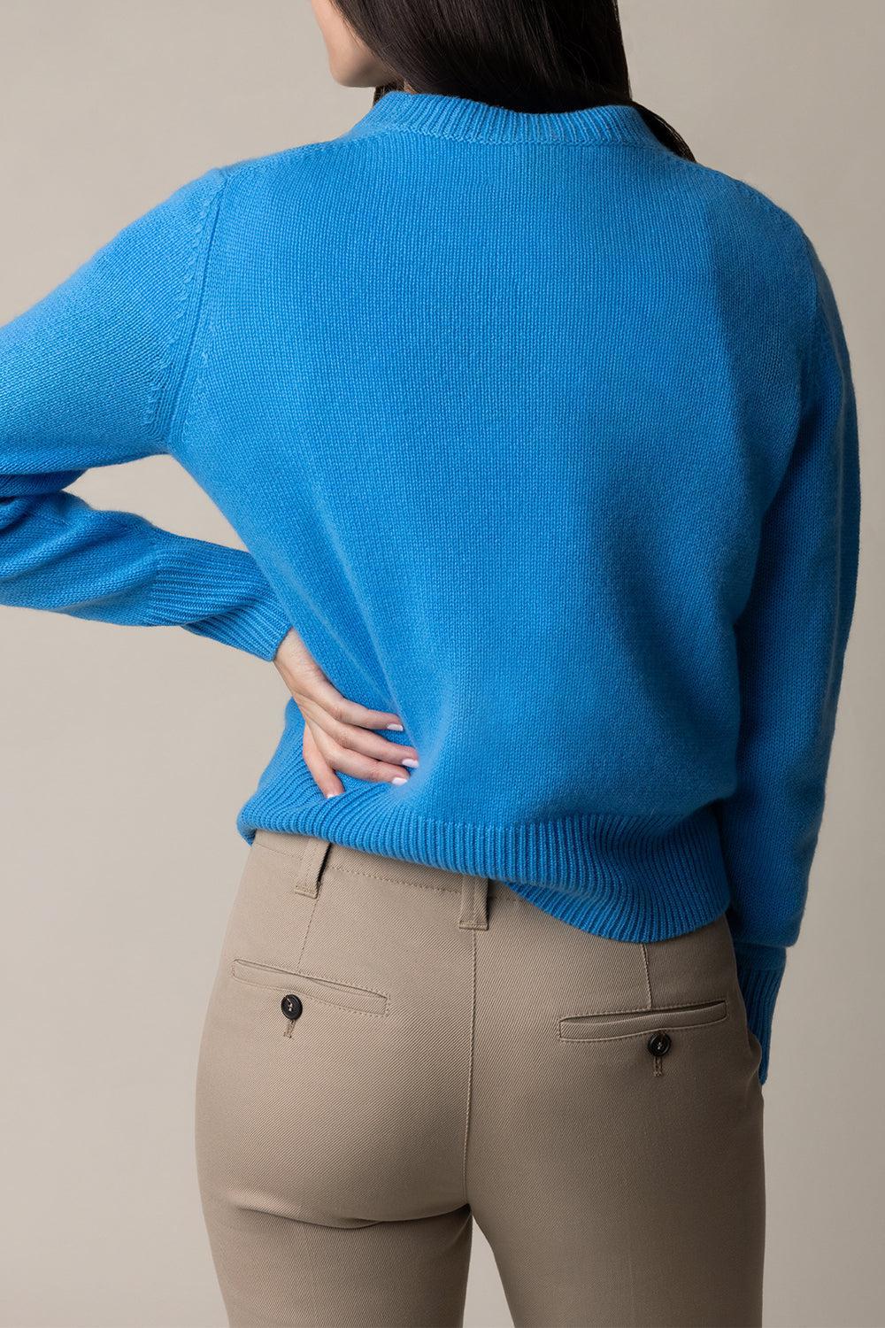 Long Sleeve Sweater - Summer Sky-SMMR SKY-XS-CLOTHINGTOPSWEATER-ALLUDE