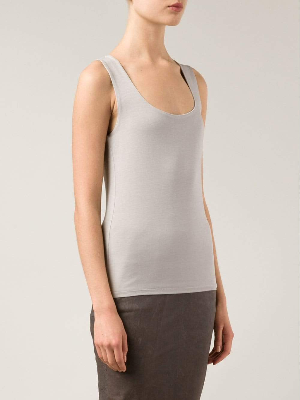 ALLUDE-Stretch Shell Tank-