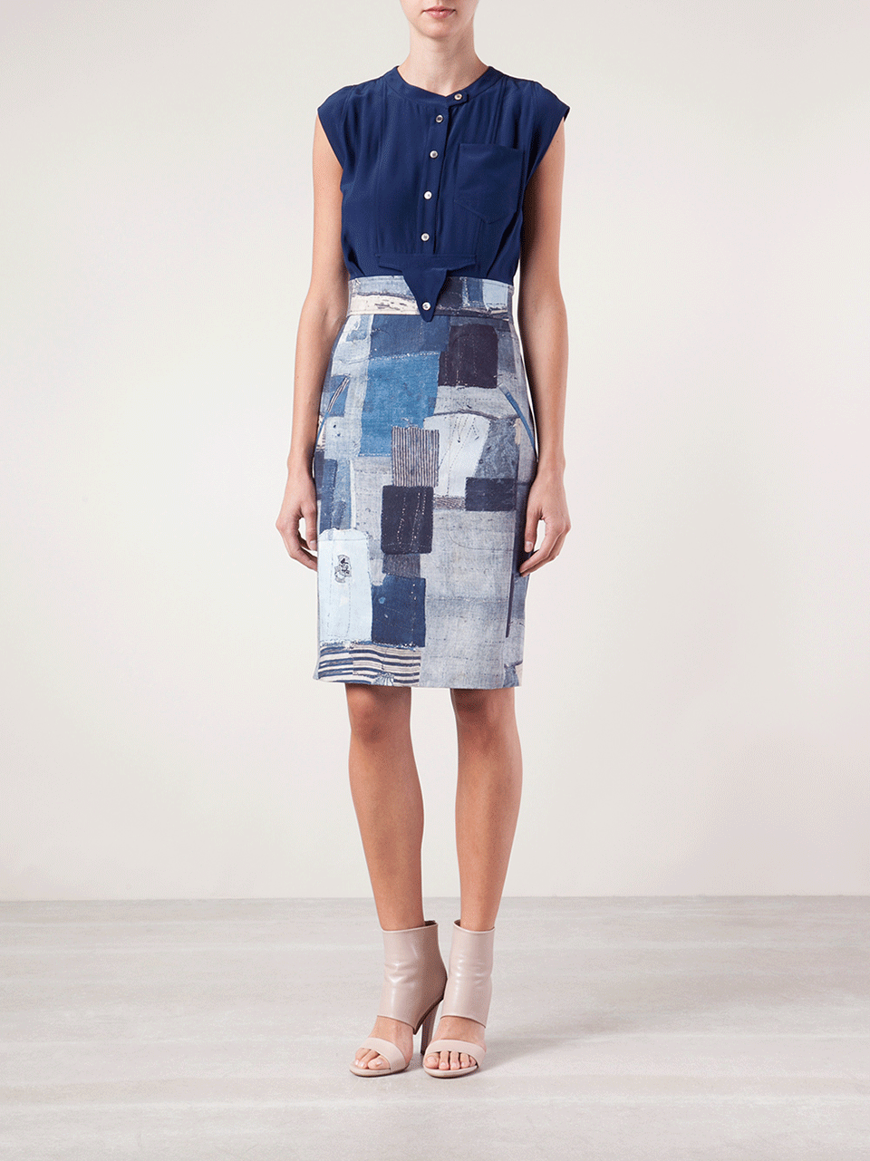 ALTUZARRA-Print Hem Gingko Dress-