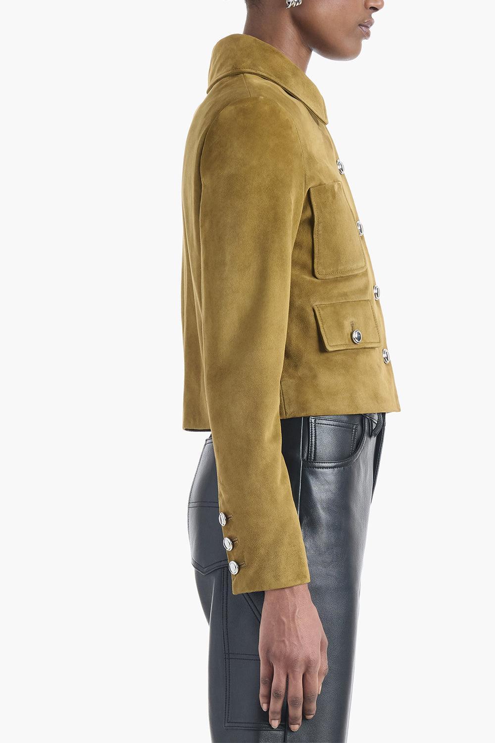 Astley Goat Suede Jacket-BROWN-36-CLOTHINGJACKETLEATHER-ALTUZARRA