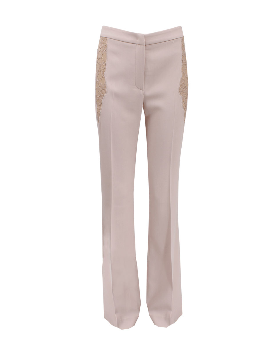 ALTUZARRA-High Waist Lace Insert Pant-